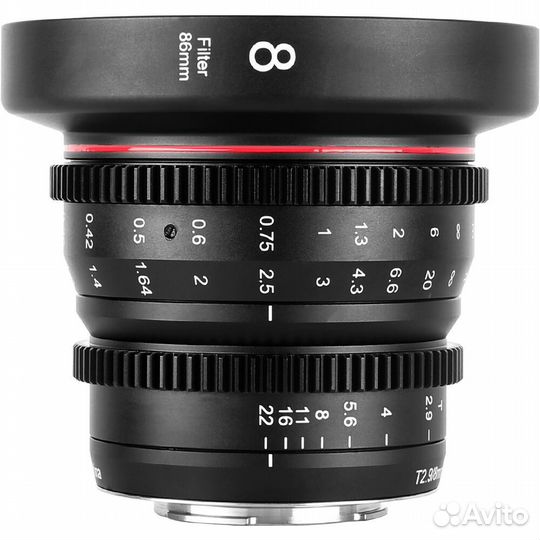 Объектив Meike 8mm T2.9 Cinema Lens MFT Mount