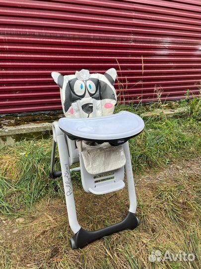 Стульчик для кормления chicco polly 2 start