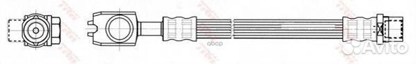 Шланг тормозной зад прав/лев PHD557 TRW