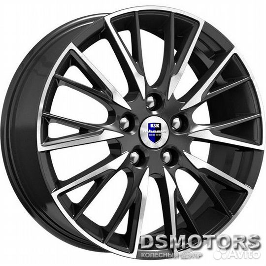 Диски Солт 6.5/17 5x114.3 ET38 d67.1 алмаз чёрный