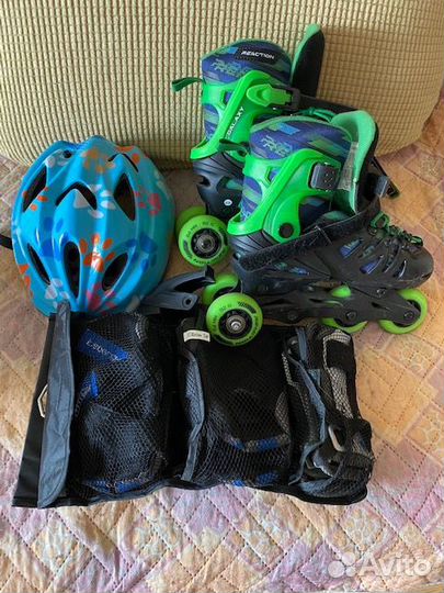 Роликовые коньки детские раздвижные