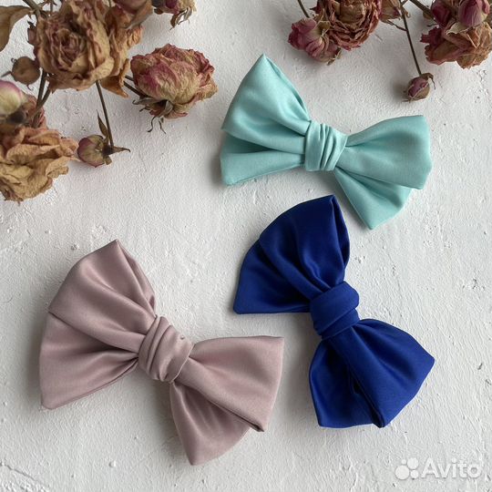 Бантики хлопковые