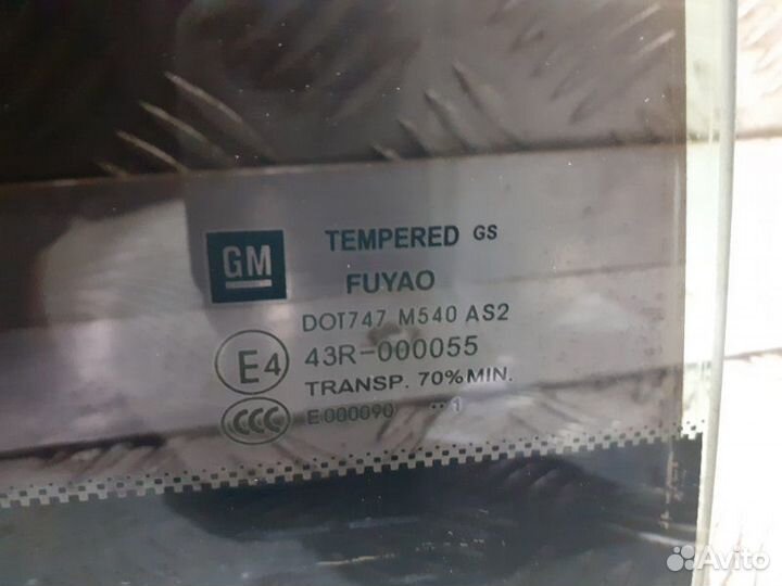 Форточка двери задняя правая Opel Insignia A