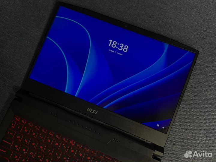 Мегаигровой ноутбук rtx3060 12 потоков i5