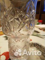 Вазы хрустальные из советских времен