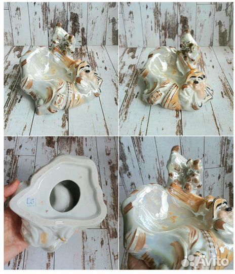 Пепельницы, статуэтки животных, винтаж