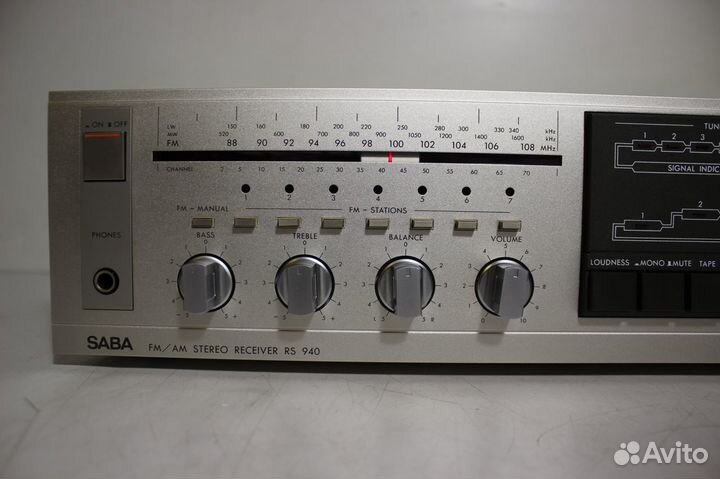Saba RS 940 Стерео Ресивер Germany