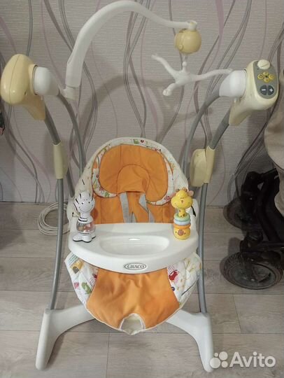 Детские электронные качели