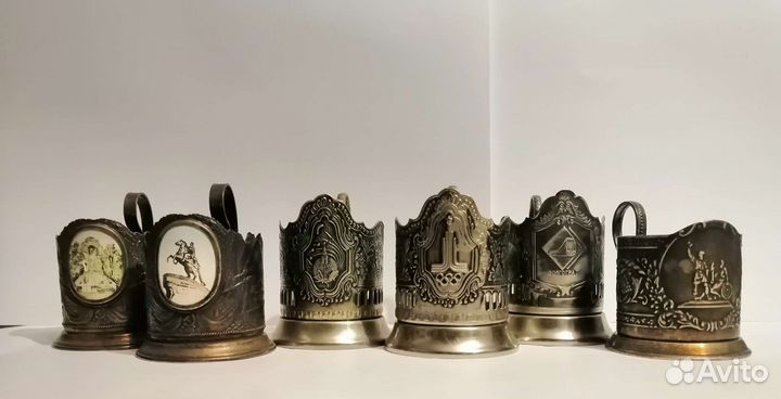 Подстаканники СССР и До СССР Много