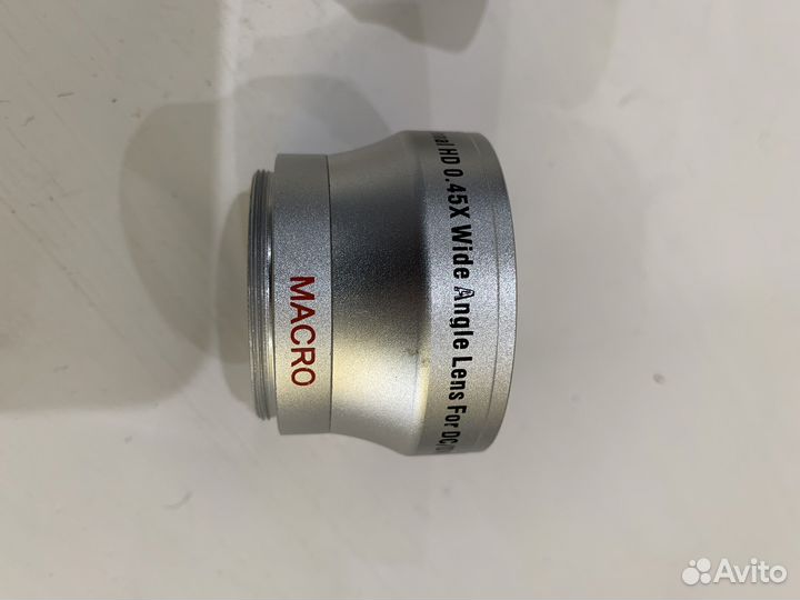 Объектив 37mm Hd wide dc/dv zeikos Japan линза