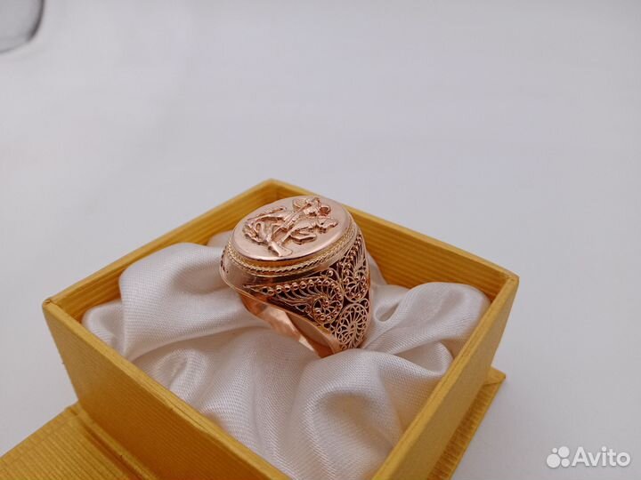 Крупные печатки, золото 585