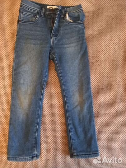Джинсы на флисе на мальчика 116
