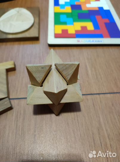 Деревянные головоломки. Можно по отдельности