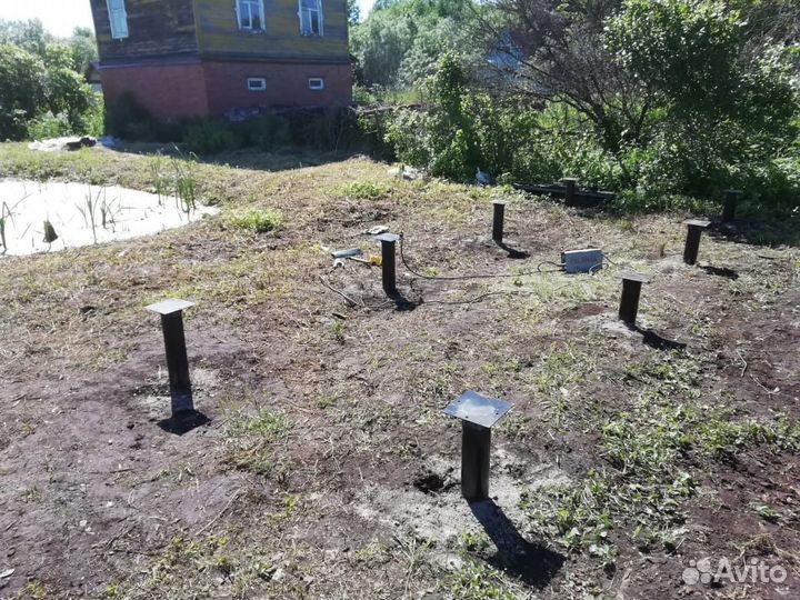 Винтовые сваи под ключ Фундамент на винтовых сваях
