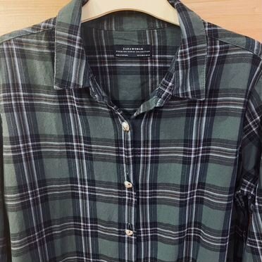 Платье рубашка zara