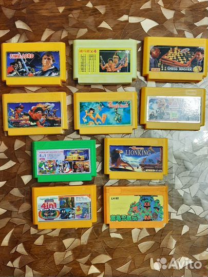 Картриджи dendy из 90х