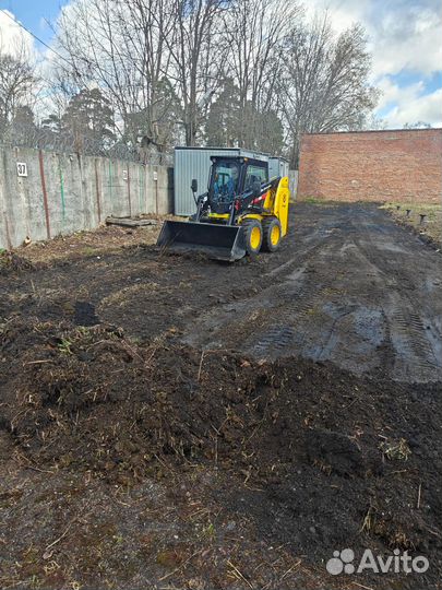 Аренда услуги мини погрузчика бобкет bobcat