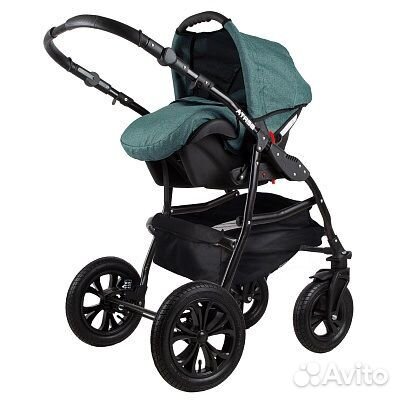 Коляска детская berta F 2в1 be 01 (изумруд) Alis