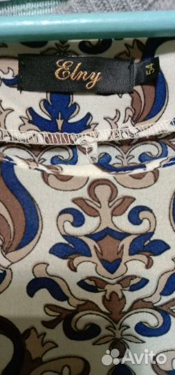 Летнее платье с красивым узором Elny 54-56 размер