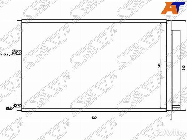 Радиатор кондиционера toyota prius