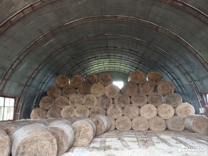 Сено в рулонах Ангар