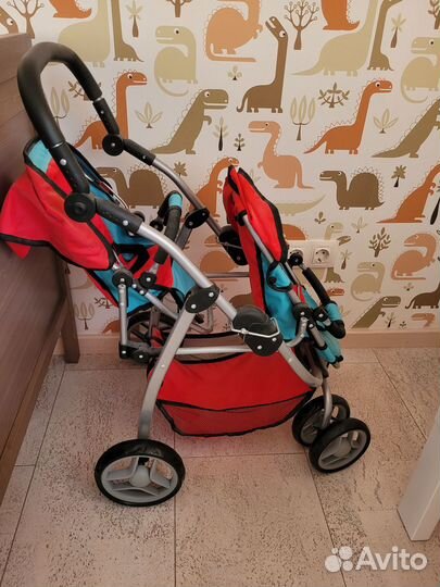 Коляска для двойни (кукол)