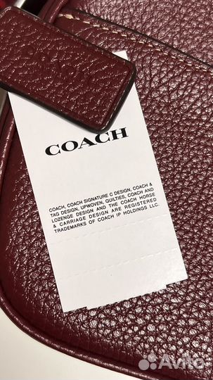 Сумка женская натуральная кожа coach оригинал
