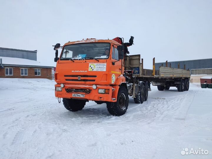 Водитель на Камаз 659100 тягач с кму