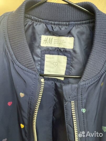 Куртка для девочки hm 110