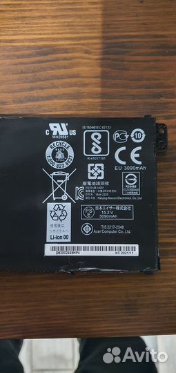 Батарея для ноутбука acer