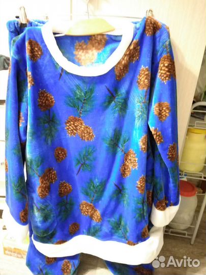 Костюм женский новый домашний размер 52,54, флис