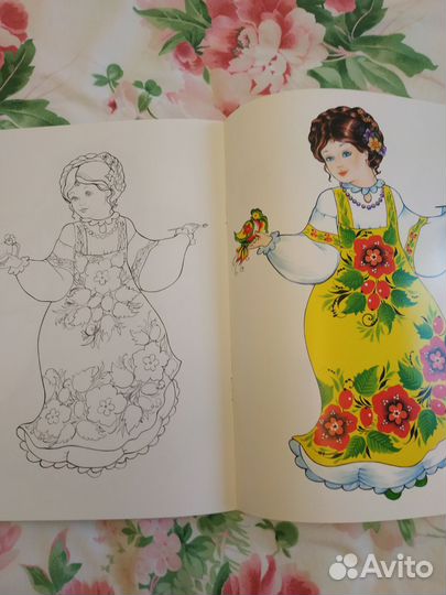 Раскраски по разным видам росписи