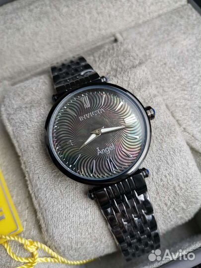 Полностью Чёрные Часы Invicta Angel Женские Новые