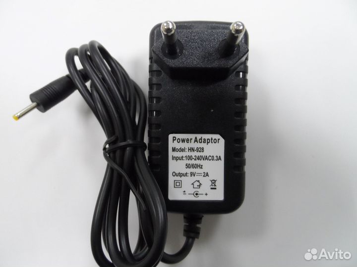 Блок питания для планшета 9v, 2A 20W 2.5x0.7