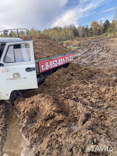 Навоз перегной коровий, земля грунт плодородный