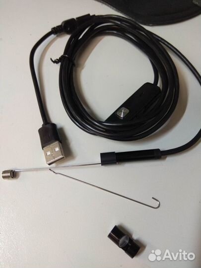 Гибкая камера эндоскоп 1 метр