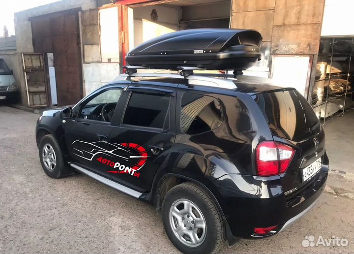 Автобокс на крышу Nissan Terrano усиленный