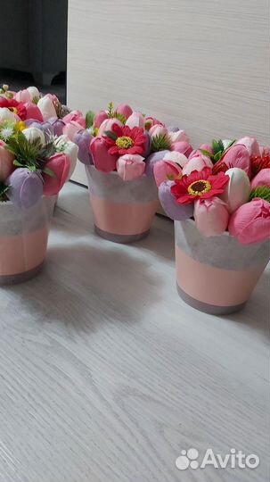 Мыльные цветы