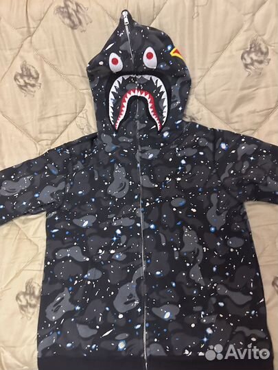 Bape Space Camo full zip hoodie