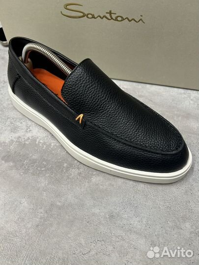 Лоферы santoni мужские