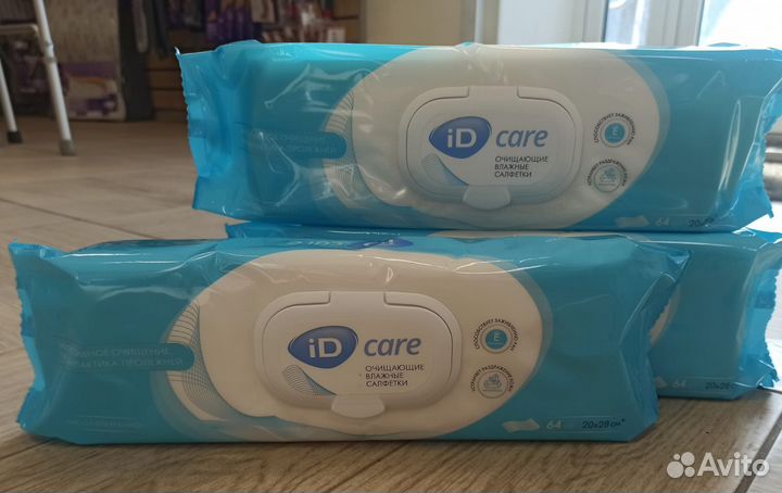 Салфетки для лежачих больных 64шт