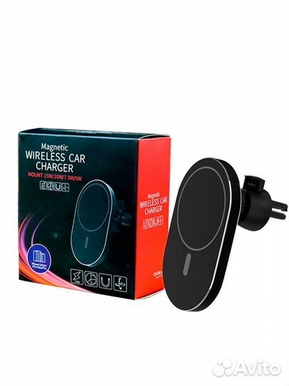 Магнитный держатель для телефона автомобильный с б