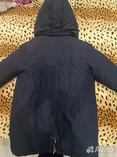 Пуховик зимний мужской удлиненный 48,рост 164