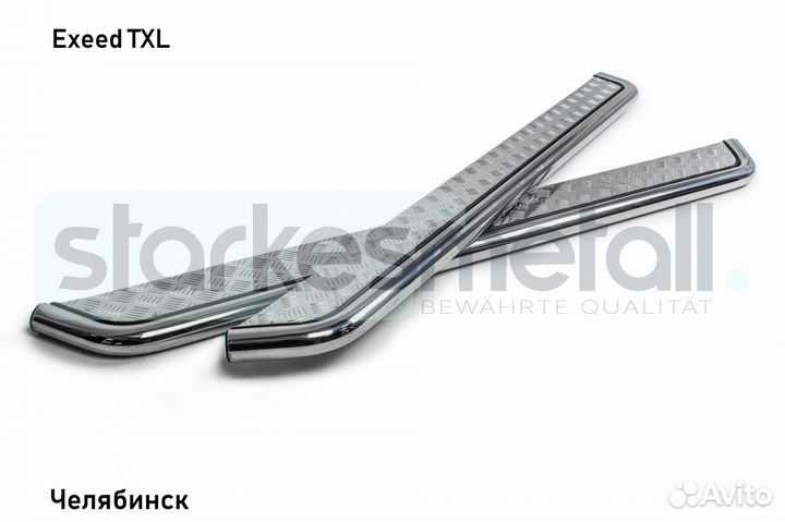 Пороги подножки Exeed TXL TOR