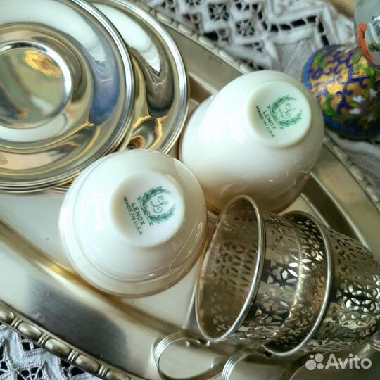 Чашка в серебряном подстаканнике. Америка