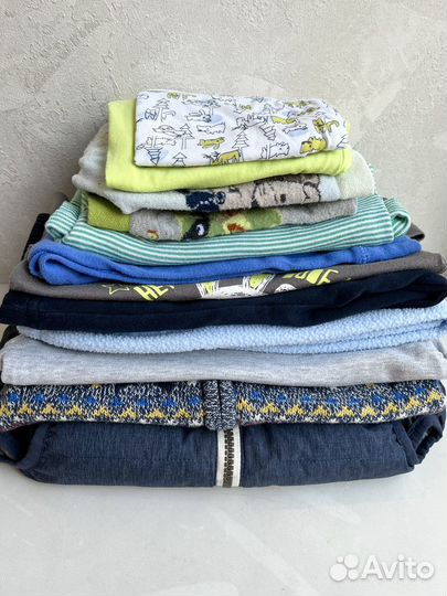 Пакет одежды 80 86 на мальчика