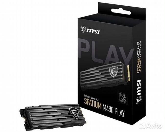 SSD 1TB MSI spatium M480 play (M.2)