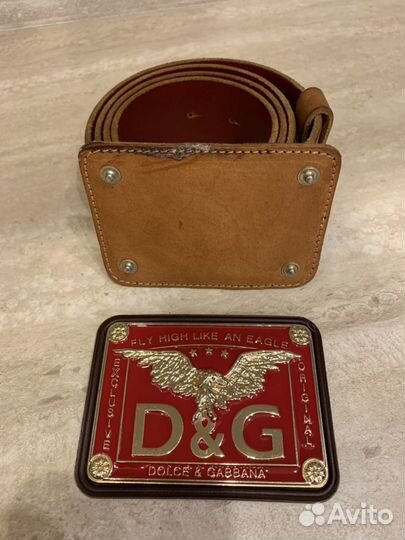 Ремень Dolce i Gabbana DiG Оригинал