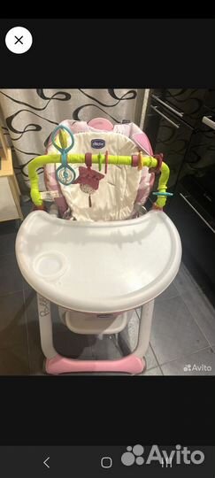 Стульчик для кормления chicco polly