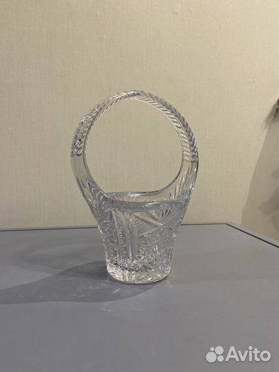 Хрустальная ваза конфетница